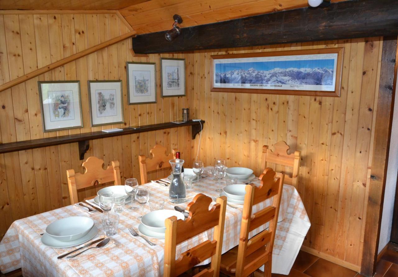 Chalet Apartment Gran Zebru Oga ภายนอก รูปภาพ
